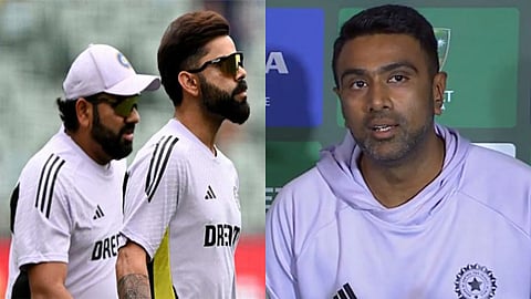 ravichandran ashwin says on rohit and virat retired