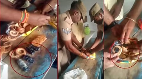 பிஸ்கட்டுக்குள் கஞ்சா