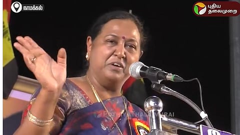 dmdk chief Premalatha Vijayakanth spoke about the divorce of film celebrities