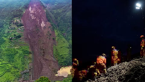 சீனாவில் நிலச்சரிவு