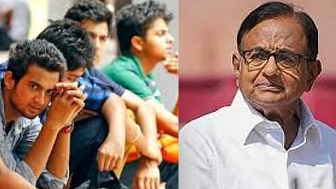 former union minister p chidambaram writeup Jobs for youth peoples