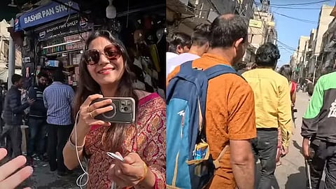 viral video shows high security for youtuber jyoti malhotra in pakistan