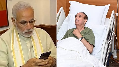 pm modi dials ghulam nabi azad hospitalised in kuwait checks on his health