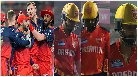 IPL 2025 Qualifier 1 PBKS vs RCB punjab kings all out for 101