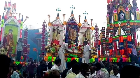 புனித உத்திரியமாதா ஆலய தேர் பவனி