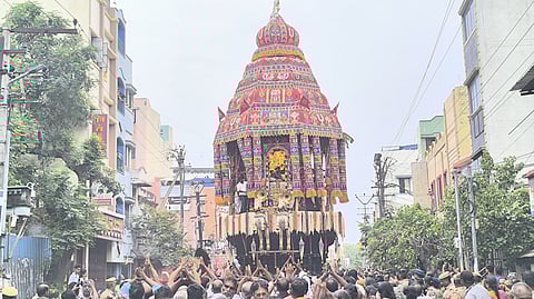 கூடல் அழகர் கோயில் தேரோட்டம்