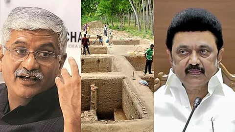 keezhadi issue again union minister question