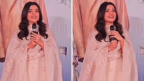 குபேரா பட நிகழ்ச்சியில் நடிகை ராஷ்மிகா