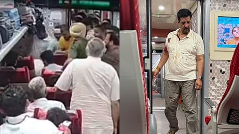 vande bharat passenger thrashed for refusing seat to uttarpradesh bjp mla