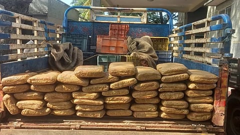 173 கிலோ கஞ்சா பறிமுதல்