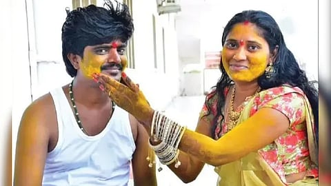 andhra man found dead month after wedding