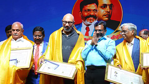 விசிக விழாவில் சத்யராஜ் பேச்சு