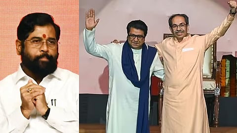 eknath shindes problem meets on maharashtra thackeray brothers joining