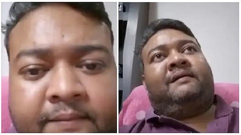 uttar pradesh man cries in facebook video shoots self