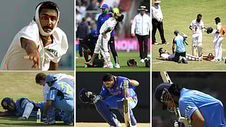 காயத்துடன் விளையாடிய இந்திய வீரர்கள்