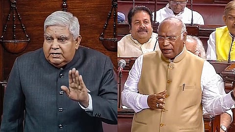 ஜெகதீப் தன்கர், கார்கே