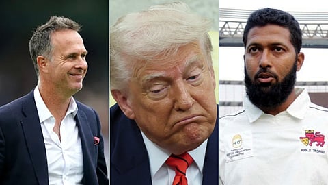 மைக்கேல் வாகன் - டொனால்ட் ட்ரம்ப் - வாசிம் ஜாஃபர்