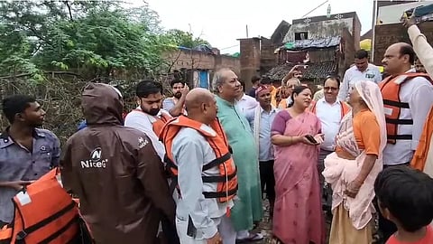 UP minister ganga river message draws sharp opposition counter