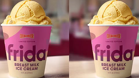 Breast milk flavoured ice cream is being sold in the US