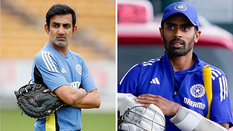 கவுதம் கம்பீர் - அபிமன்யு ஈஸ்வரன்