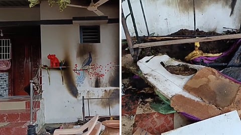 ராமநாதபுரம் திமுக நிர்வாகி வீட்டில் பெட்ரோல் குண்டு வீச்சு