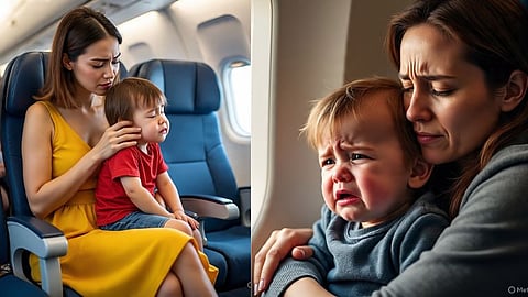 Mother of 4 month old baby surprises airline passengers with gift for 200 people