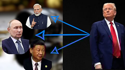 ரஷ்யா, சீனா, இந்தியாவிற்ற்கு எதிராக கடுமை காட்டும் அமெரிக்கா