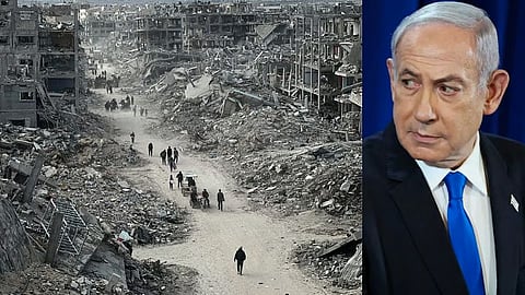 israel pm Benjamin Netanyahu says on his goal is to gaza