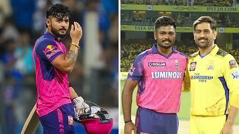 ரியான் பராக் - சஞ்சு சாம்சன் - தோனி