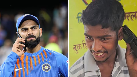 விராட் கோலியிடம் பேசியதை மகிழ்ச்சியுடன் கூறிய சட்டீஸ்கர் இளைஞர்