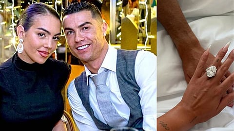 football player cristiano ronaldoந்and georgina engagement ring details