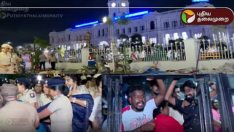 தூய்மை பணியாளர்கள் கைது