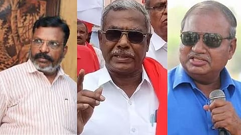 திருமாவளவன், பெ. சண்முகம், அதியமான்