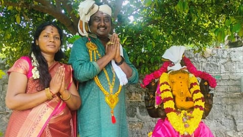 Vinayagar temple built by actor 'Paruthiveeran' Saravanan in salem
