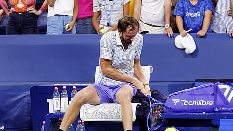daniil medvedev fined 42500 for outburst racket abuse