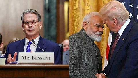 Bessent and Modi - trump