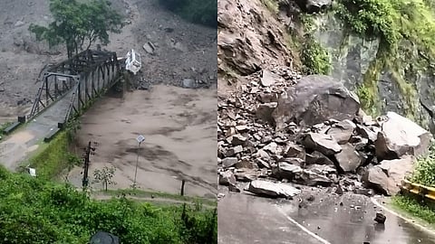 Cloudbursts in Uttarakhand 8 missing