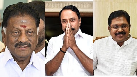 ஓ. பன்னீர்செல்வம், தினகரன், செங்கோட்டையன்