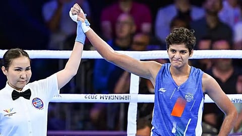 world boxing championships 2025 india jaismine lamboria wins gold