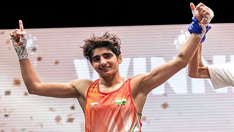 world boxing championships 2025  Minakshi Hooda gold won