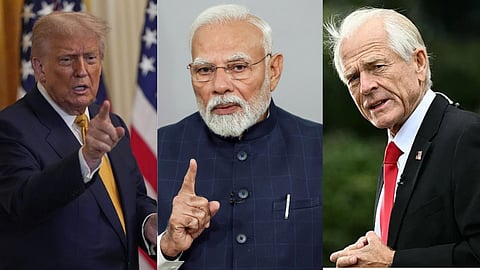 Trump, Modi, Peter Navarro