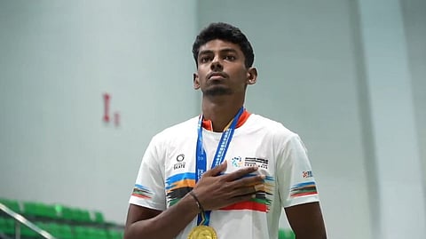 tamilnadus anandkumar velkumar wins indias first ever gold at speed skating world championships