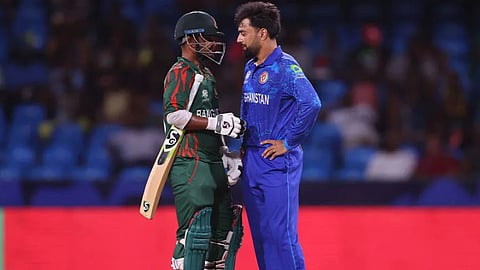 Bangladesh and Afghanistan cricket team players