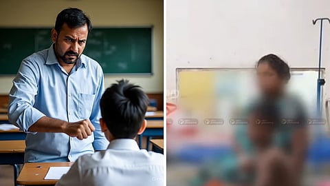 புதுக்கோட்டையில் பள்ளி மாணவன் மீது தலைமையாசிரியர் தாக்குதல்