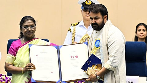 malayala actor mohanlal says on dadasaheb phalke award