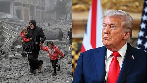 இஸ்ரேல் காசா போர், டொனால்ட் டிரம்ப்