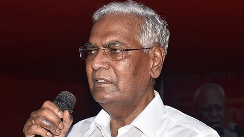 d raja re elected as general secretary of the cpi
