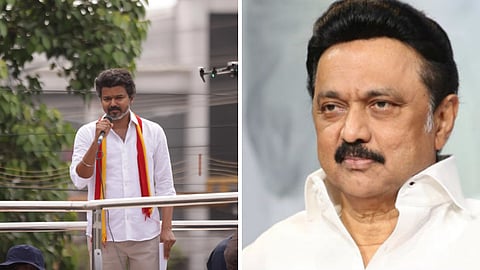 தவெக தலைவர் விஜய் - முதல்வர் ஸ்டாலின்