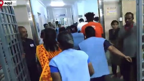 tvk chief vijay campaign 33 people killed in karur and hospital update