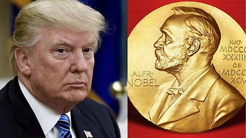 usa president donald trump says on again nobel prize